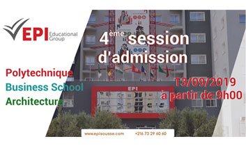 Fourth admission session 13/09/2019