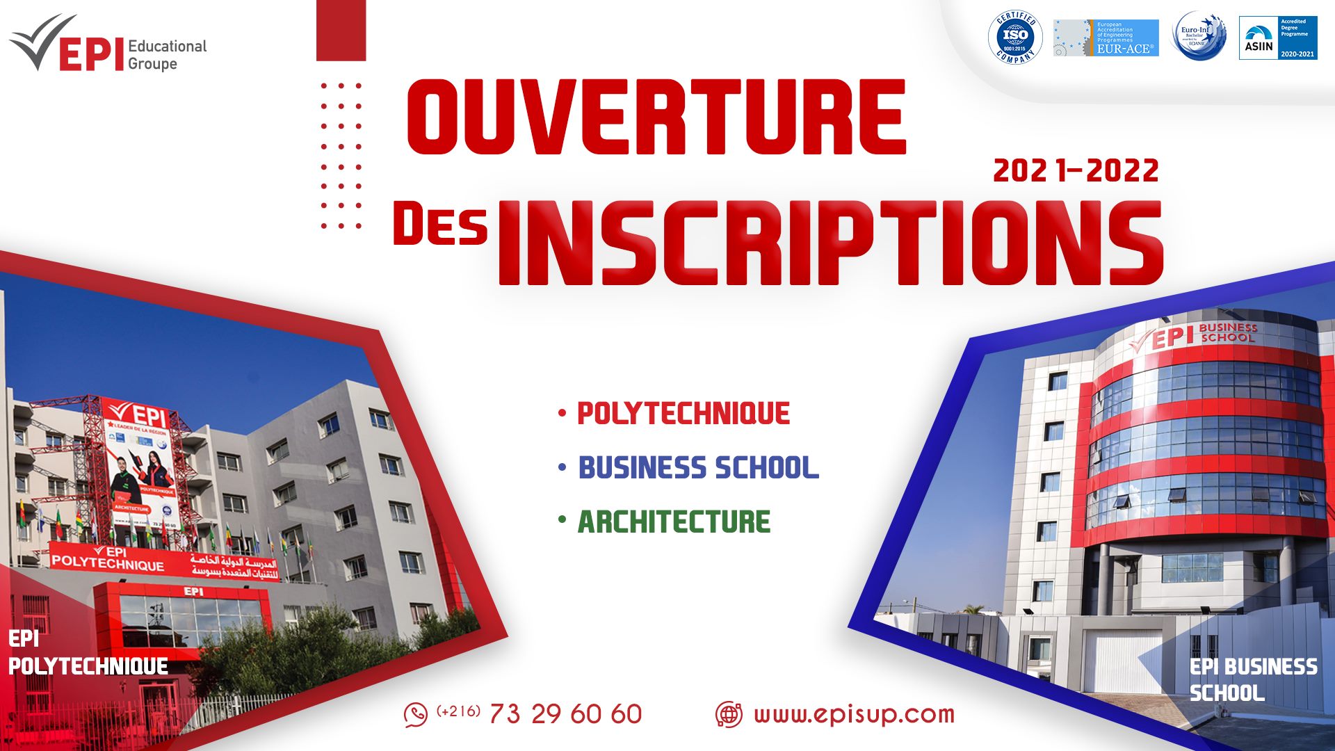 Ouverture des inscriptions