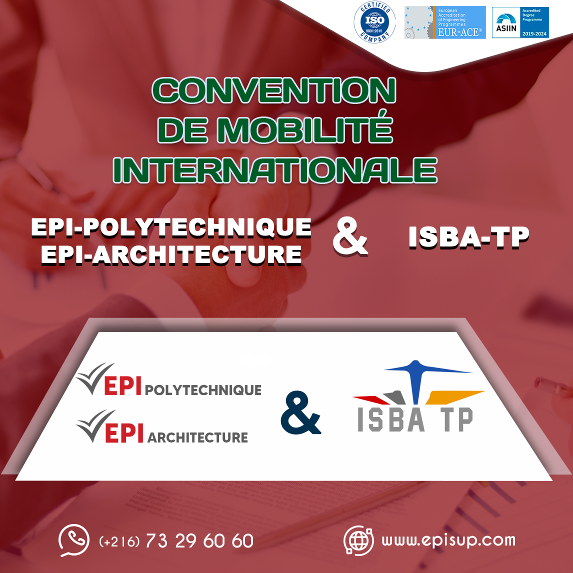 Convention avec ISBA-TP de Marseille | EPI Sup