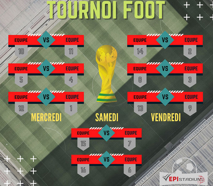 Premier tournoi de foot