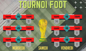 Premier tournoi de foot