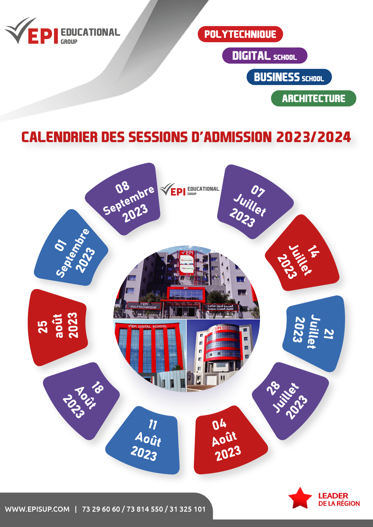 Calendrier-admission