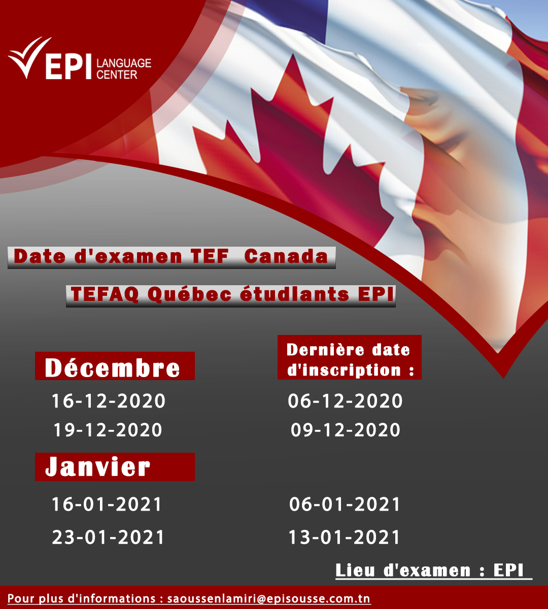examens langues